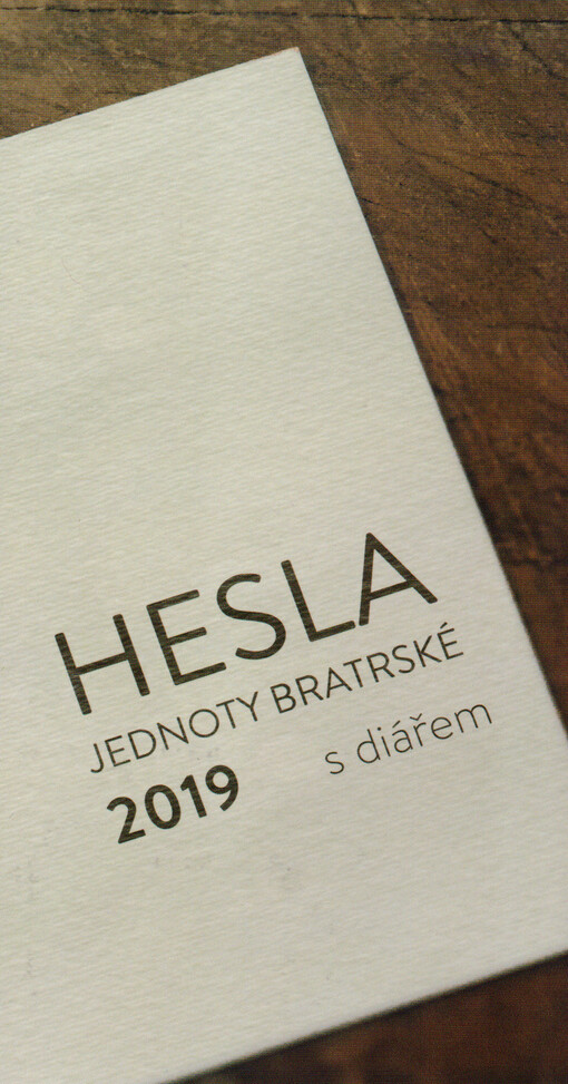 Hesla Jednoty bratrské : s diářem