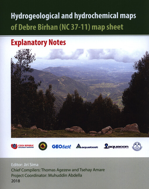 Hydrogeological and hydrochemical maps of Debre Birhan (NC 37-11) map sheet : explanatory notes