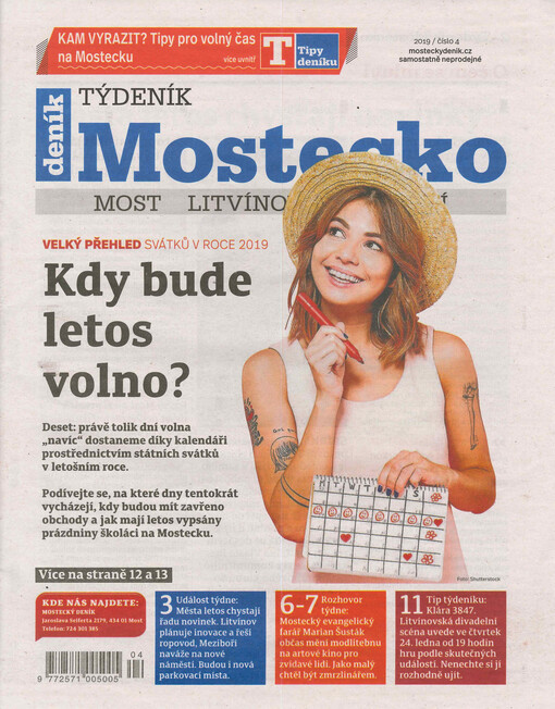 Týdeník Mostecko : opravdu mostecký týdeník