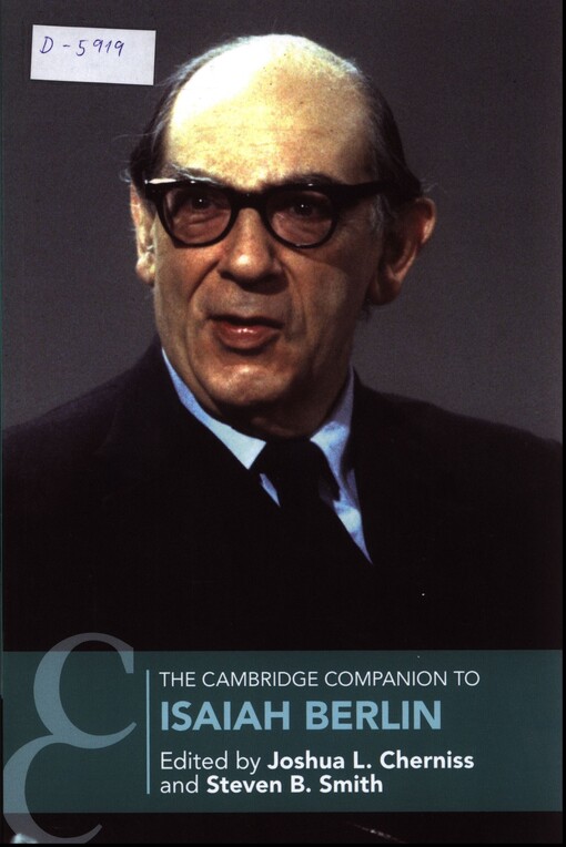 The Cambridge Companion to Isaiah Berlin