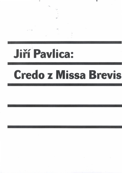 Credo u Missa Brevis