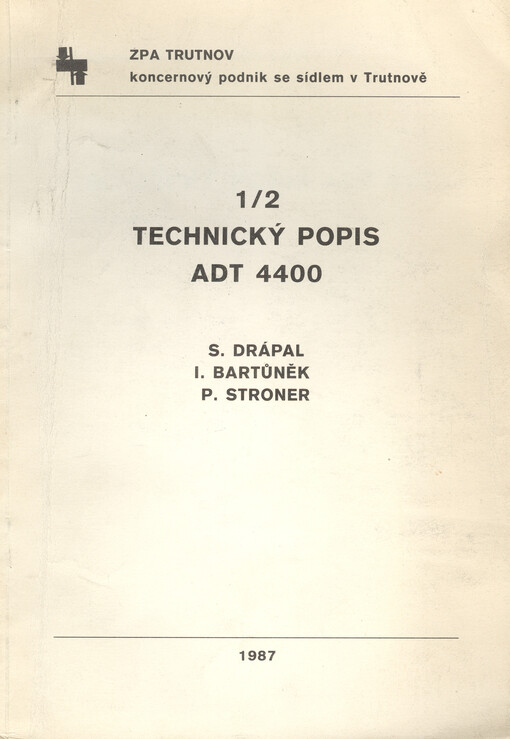 Technický popis ADT 4400