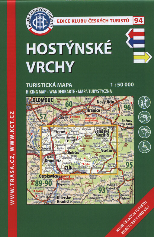 Hostýnské vrchy : turistická mapa 1:50 000