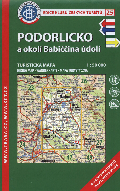 Podorlicko : a okolí Babiččina údolí : turistická mapa 1:50 000