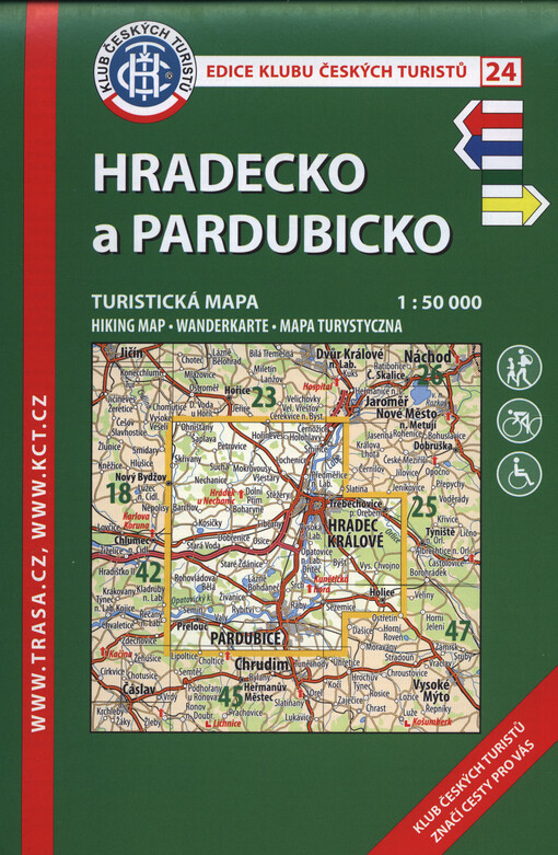 Hradecko a Pardubicko : turistická mapa 1:50 000
