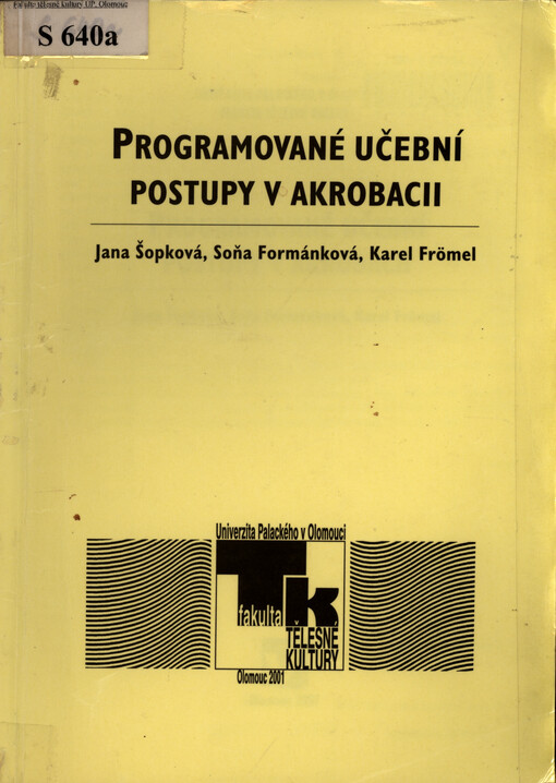 Programované učební postupy v akrobacii