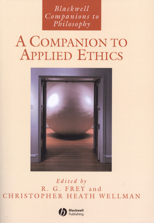 A companion to applied ethics