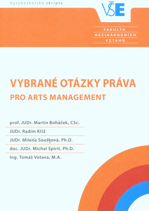 Vybrané kapitoly z práva pro arts management