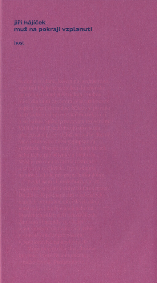 Muž na pokraji vzplanutí