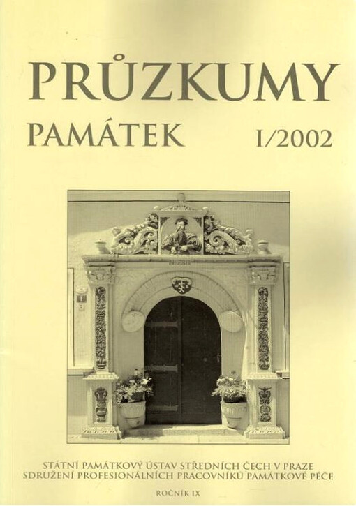 Průzkumy památek = Denkmalforschung = Historical Monumets' research & documentation
