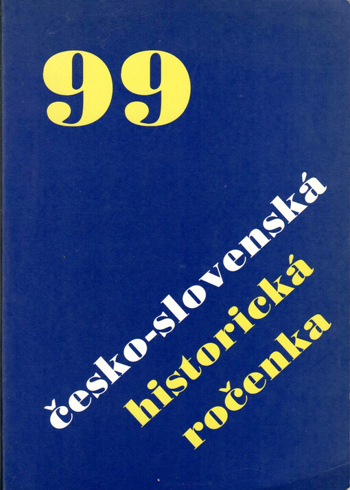Česko-slovenská historická ročenka ...