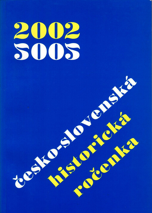 Česko-slovenská historická ročenka ...