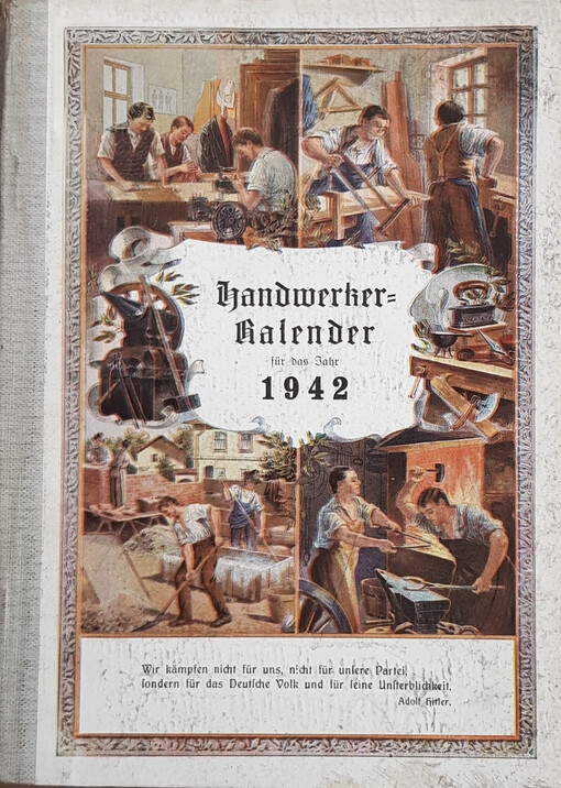 Handwerker-Kalender für das Jahr ...