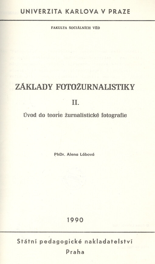 Základy fotožurnalistiky