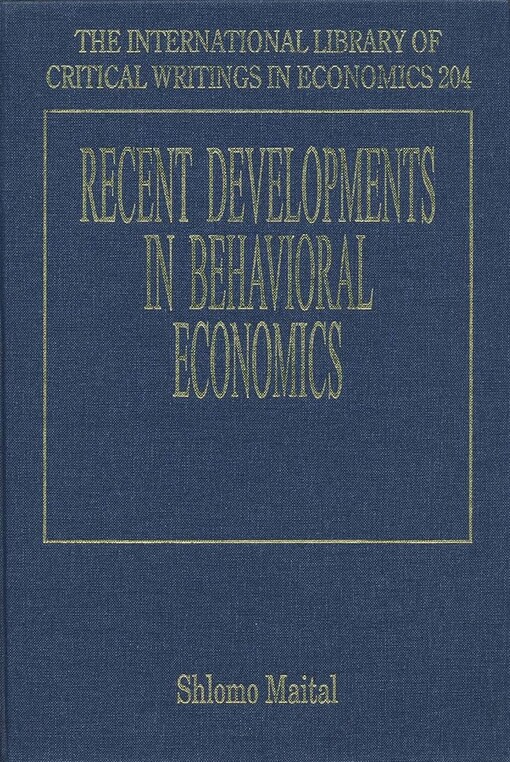 Recent developments in behavioral economics
