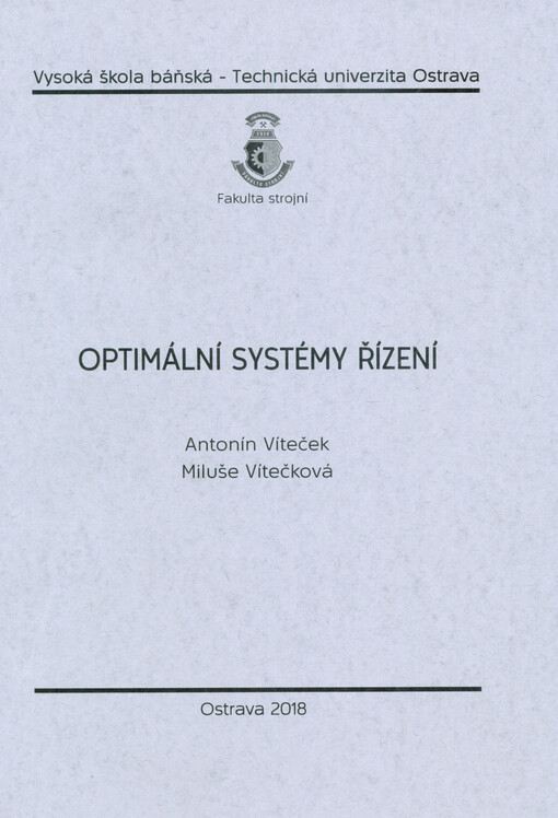 Optimální systémy řízení