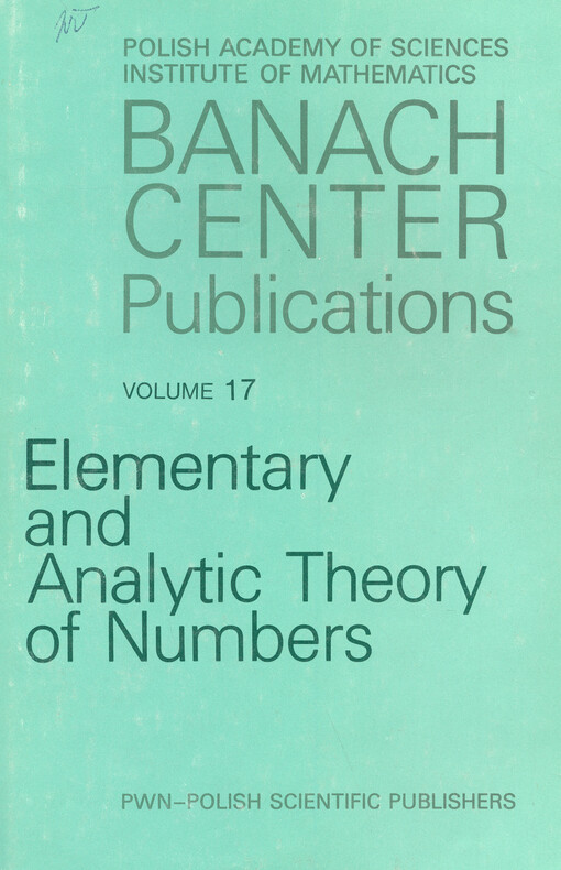 Elementary and analytic theory of numbers