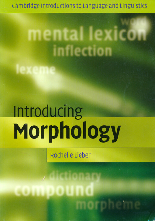 Introducing morphology