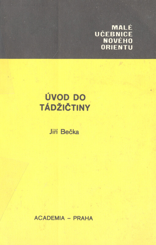 Úvod do tádžičtiny