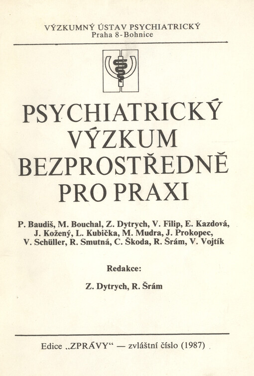 Psychiatrický výzkum bezprostředně pro praxi