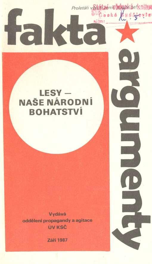 Lesy - naše národní bohatství