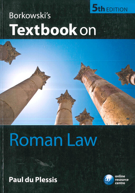 Textbook on Roman law