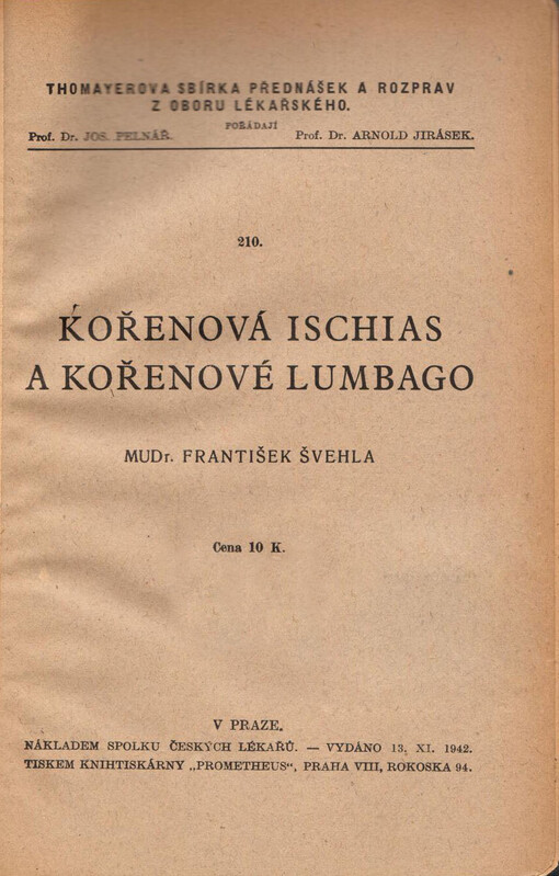 Kořenová ischias a kořenové lumbago