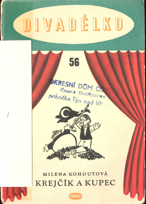 Krejčík a kupec : loutková hra o jednom dějství na motiv Krylovovy bajky