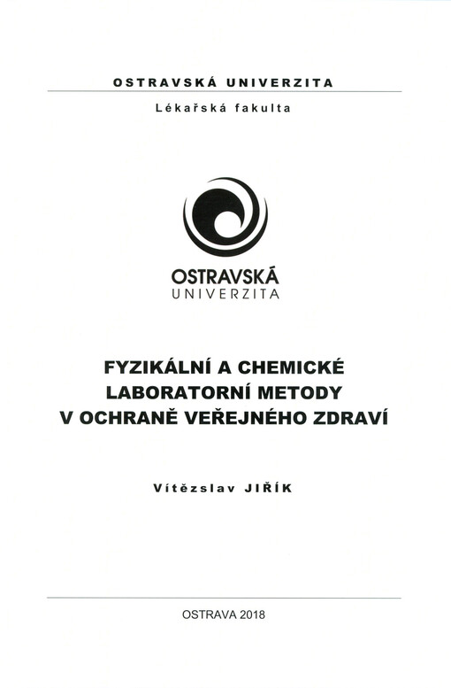 Fyzikální a chemické laboratorní metody v ochraně veřejného zdraví