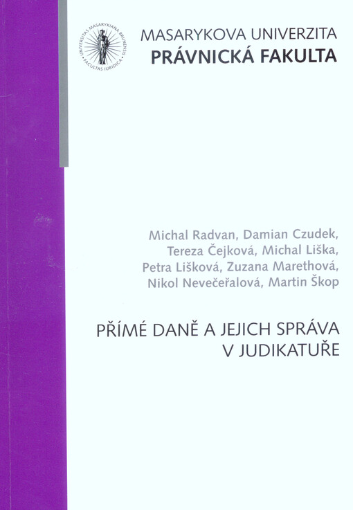 Přímé daně a jejich správa v judikatuře