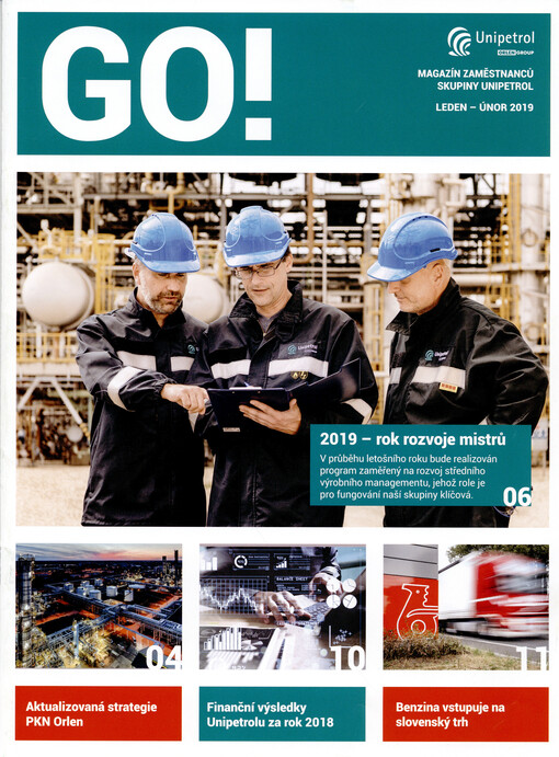 Go! : magazín zaměstnanců skupiny Unipetrol