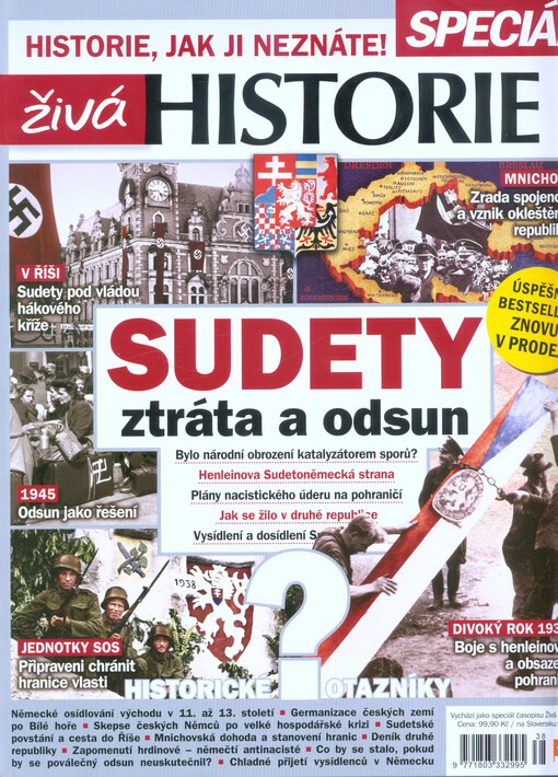 Sudety : ztráta a odsun : historické otazníky