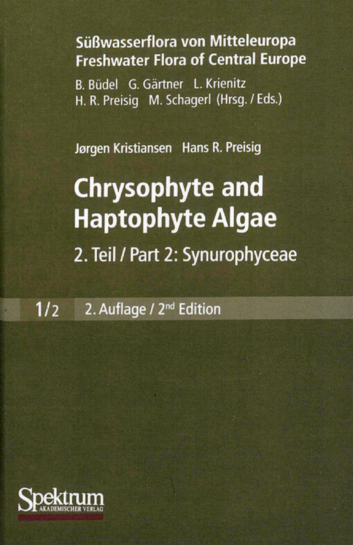 Chrysopythe and haptophyte algae. Vol. 2/2nd part