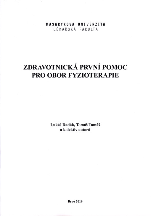 Zdravotnická první pomoc pro obor fyzioterapie