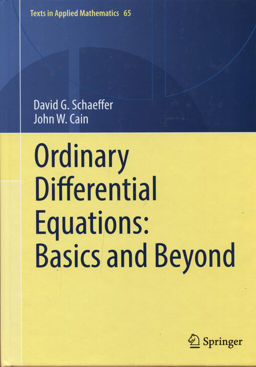 Ordinary differential equations : basics and beyond