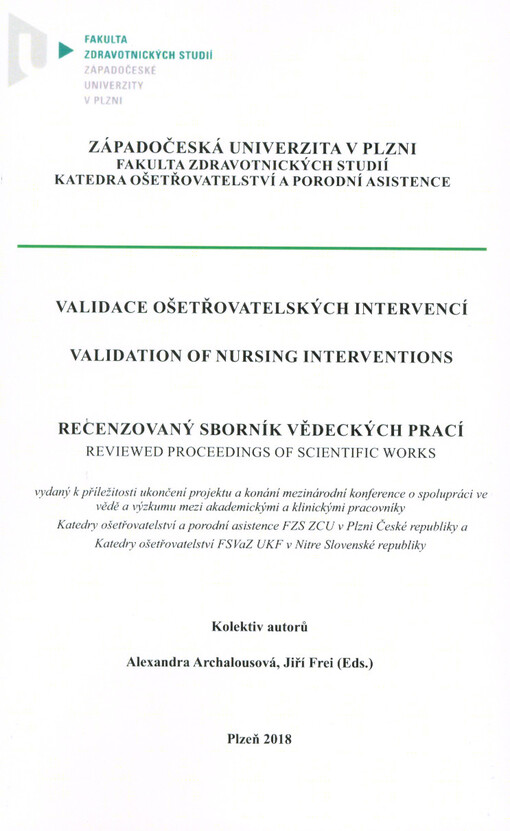 Validace ošetřovatelských intervencí