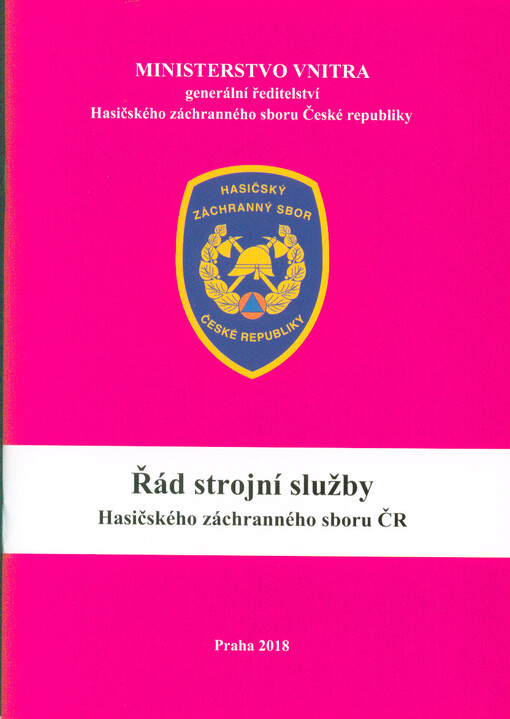 Řád strojní služby Hasičského záchranného sboru ČR