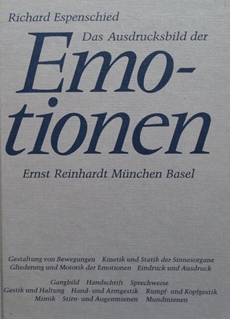 Das Ausdrucksbild der Emotionen