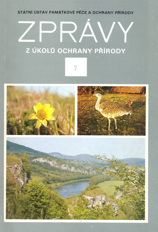 Ochrana vzácných a ohrožených rostlin a živočichů : dílčí úkol rezortního úkolu MK ČSR : stabilizace populace orla mořského (Haliaeetus albicilla) v chráněné krajinné oblasti Třeboňsko