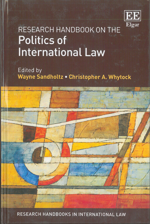 Research handbook on the politics of international law