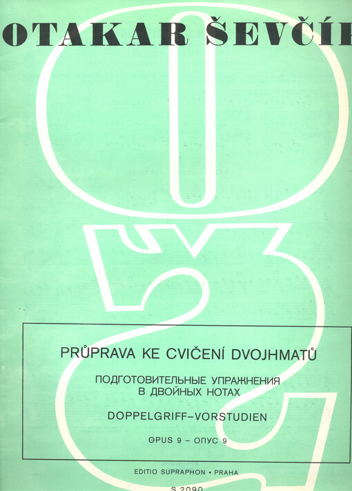 Průprava ke cvičení dvojhmatů, op. 9
