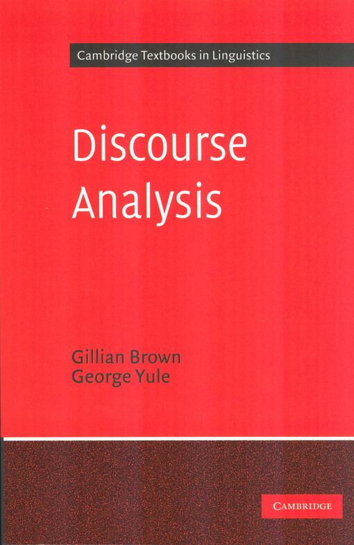 Discourse analysis