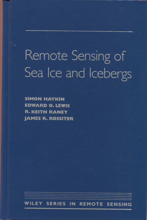 Remote sensing of sea ice and icebergs