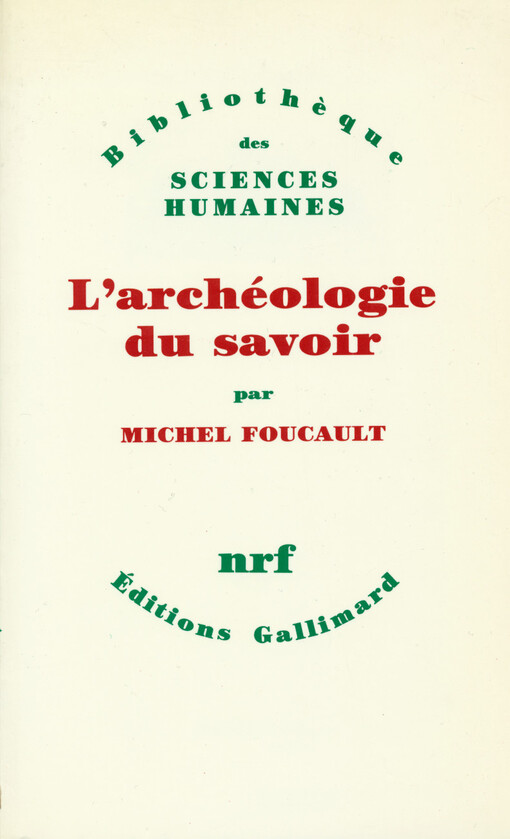 L'archéologie du savoir