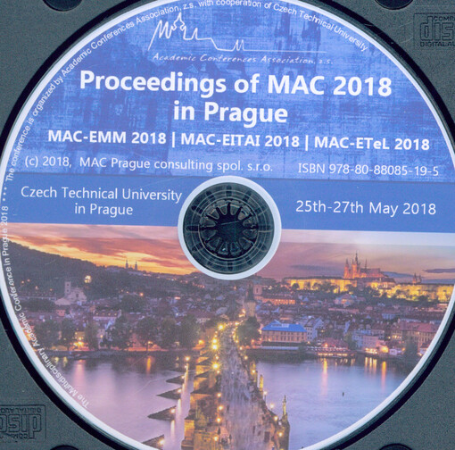 Proceedings of MAC 2018 in Prague : MAC-EMM 2018, MAC-EITAI 2018, MAC-ETel 2018 : The Multidisciplinary Academic Conference in Prague 2018 : 25th-27th May 2018