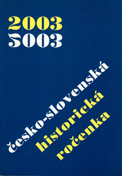 Česko-slovenská historická ročenka ...