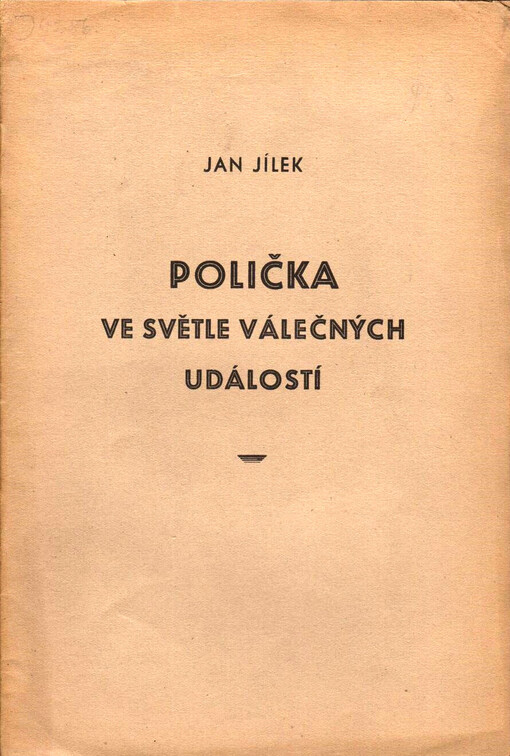 Polička ve světle válečných událostí