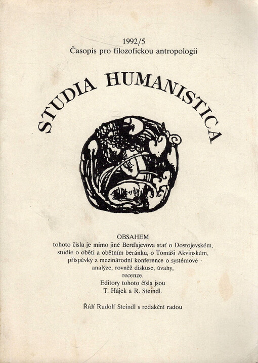 Studia humanistica : časopis pro filosofickou antropologii