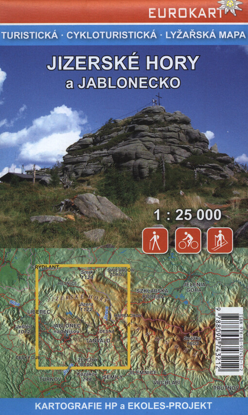 Jizerské hory a Jablonecko : turistická, cykloturistická, lyžařská mapa