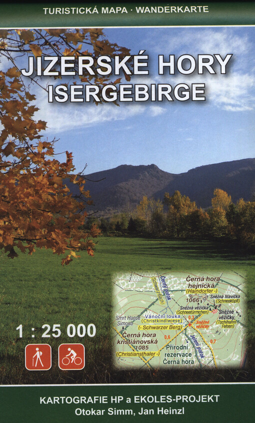 Jizerské hory : turistická mapa = Isergebirge : Wanderkarte